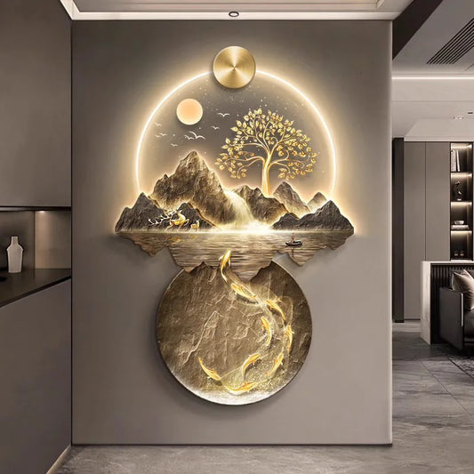 Art Deco LED Wall Lamp Design