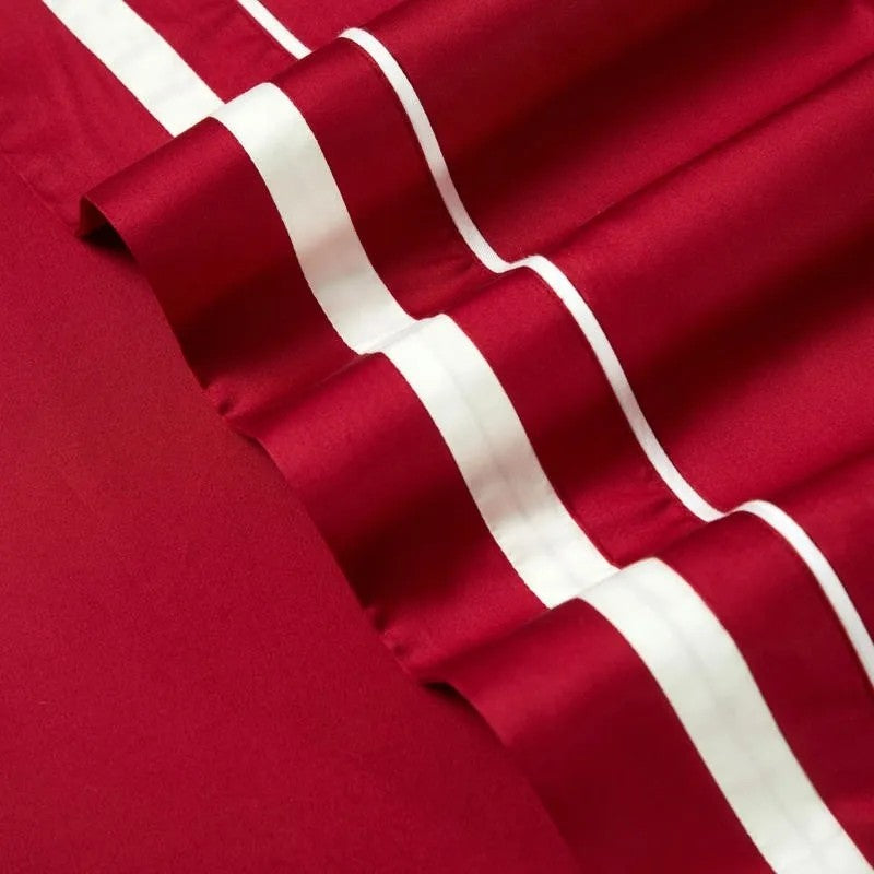 King-size Egyptian cotton bedding providing ultimate softness