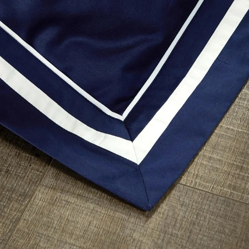 Egyptian cotton luxury bed set offering superior softness and durability.