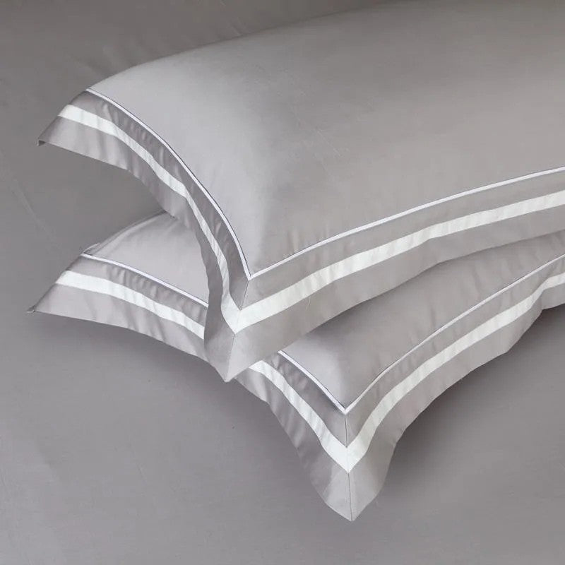 Luxury embroidered cotton bedding set 