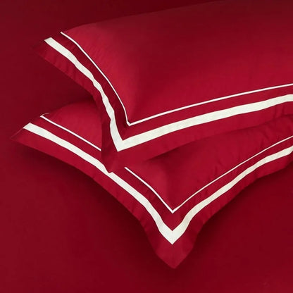 Silk bed sheets in queen size offering soft, smooth comfort for restful sleep.
