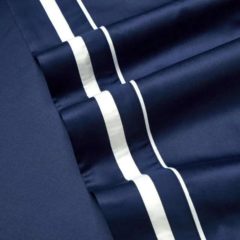 Silk cotton bedding set for ultimate luxury and comfort.